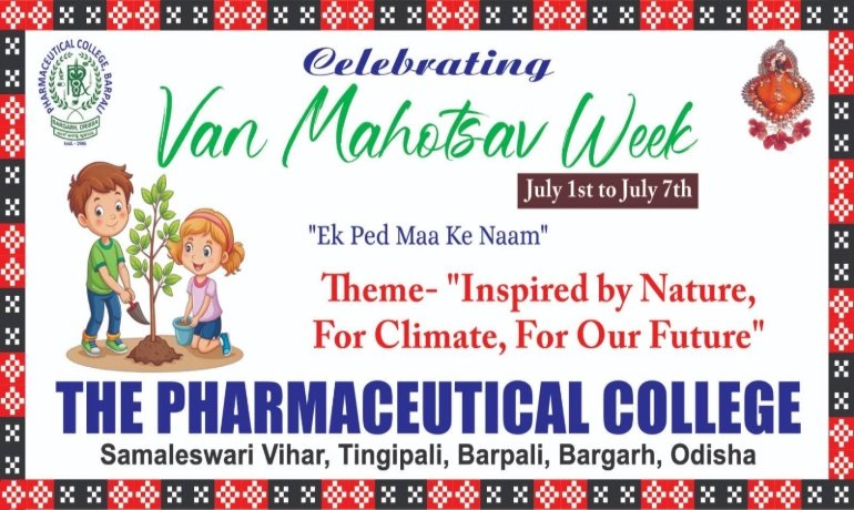 Van Mahotsav-2026 Celebration at The Pharmaceutical College, Barpali